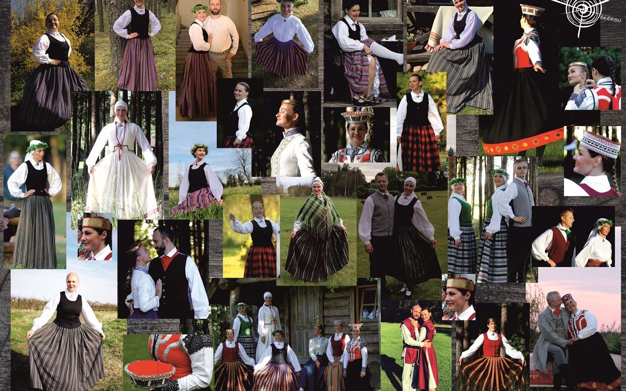 Uzvelc tautas tērpu